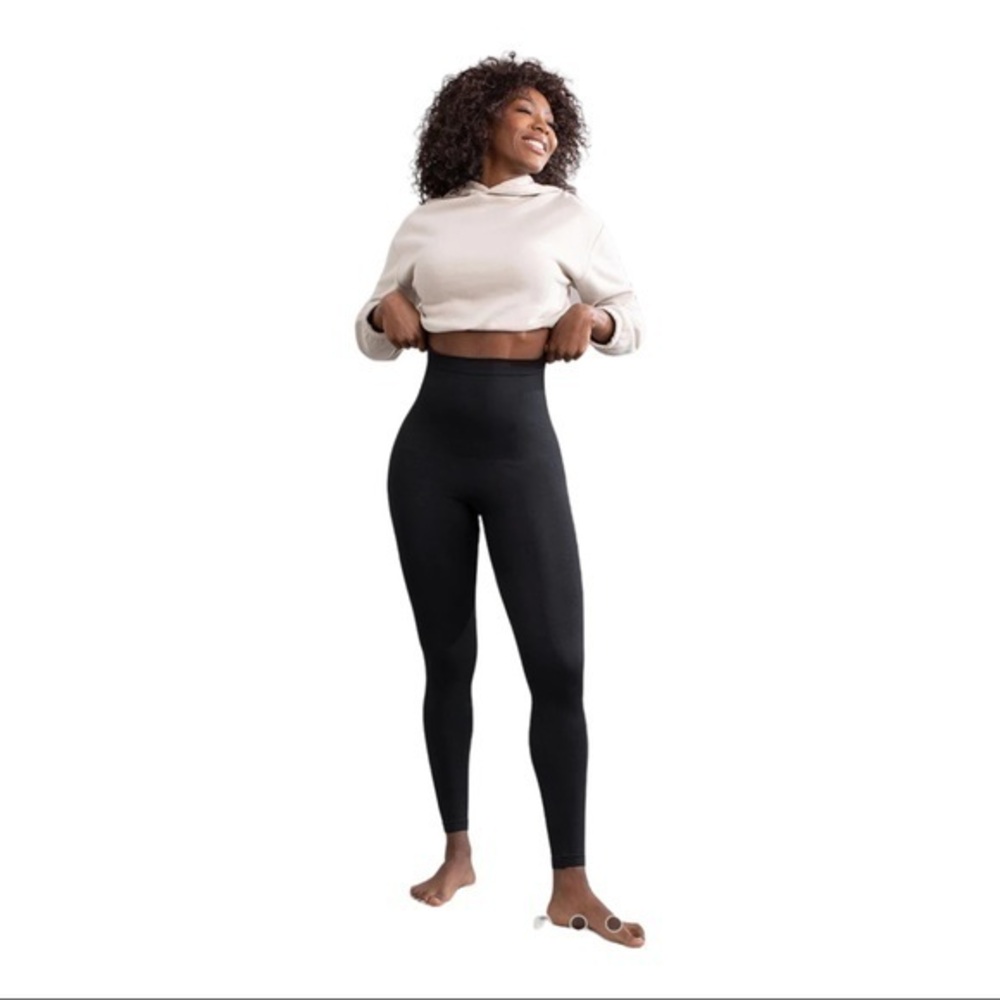 Shapermint Black High-Waisted Leggings